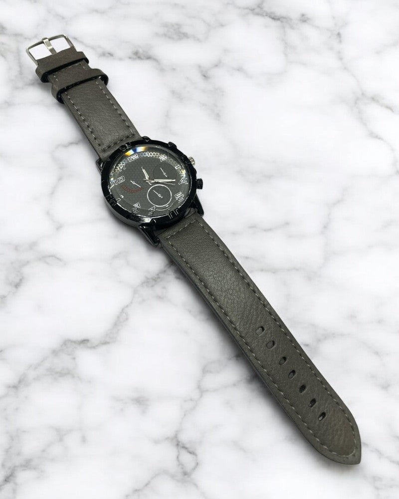 Men Grey Strap Watch - StylePhase SA