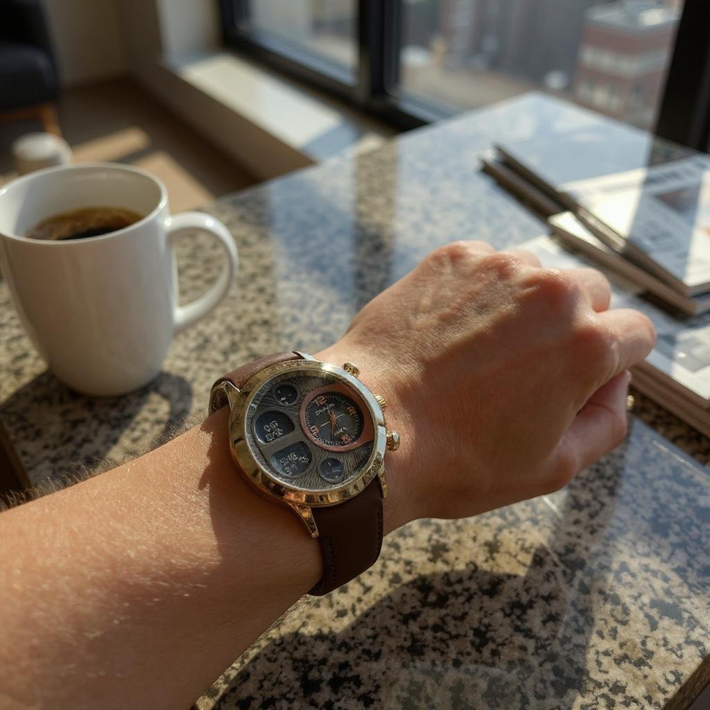 Men Rubber Strap Watch - StylePhase SA