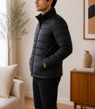Mens Black Puffer Pocket Jacket - StylePhase SA
