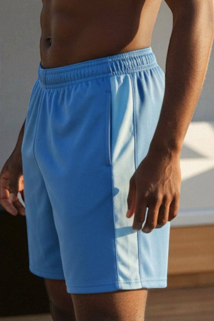 Mens Blue Pocket Shorts - StylePhase SA