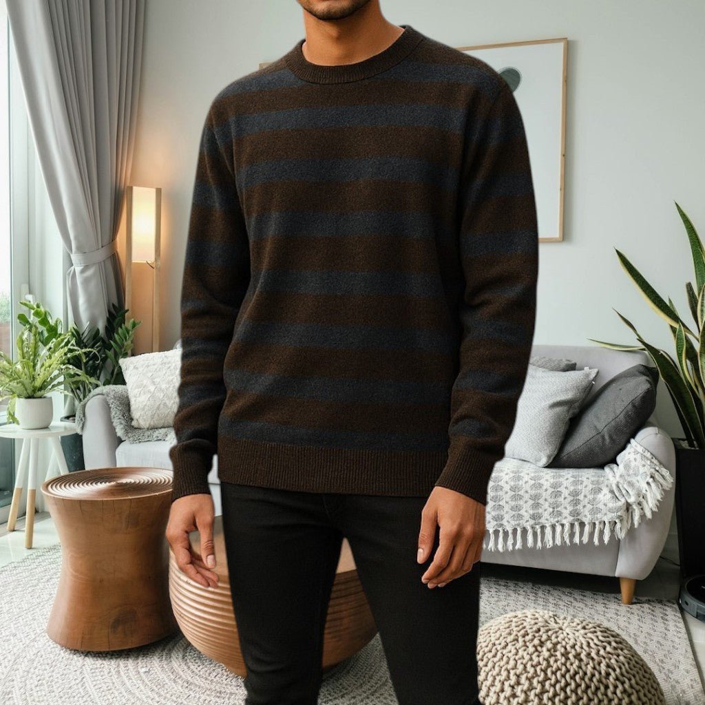 Mens Blue Stripe Jersey - StylePhase SA
