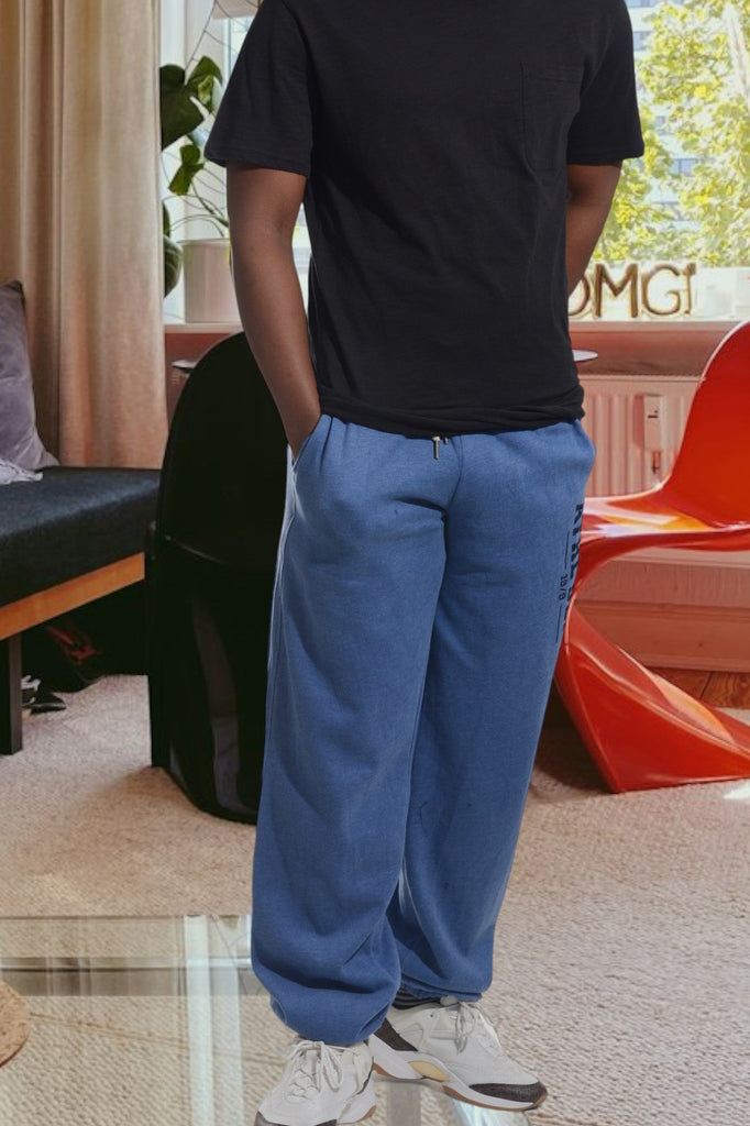 Mens Blue Track Pants - StylePhase SA