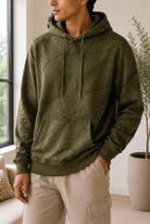 Mens Brown Shaded Hoody Top - StylePhase SA