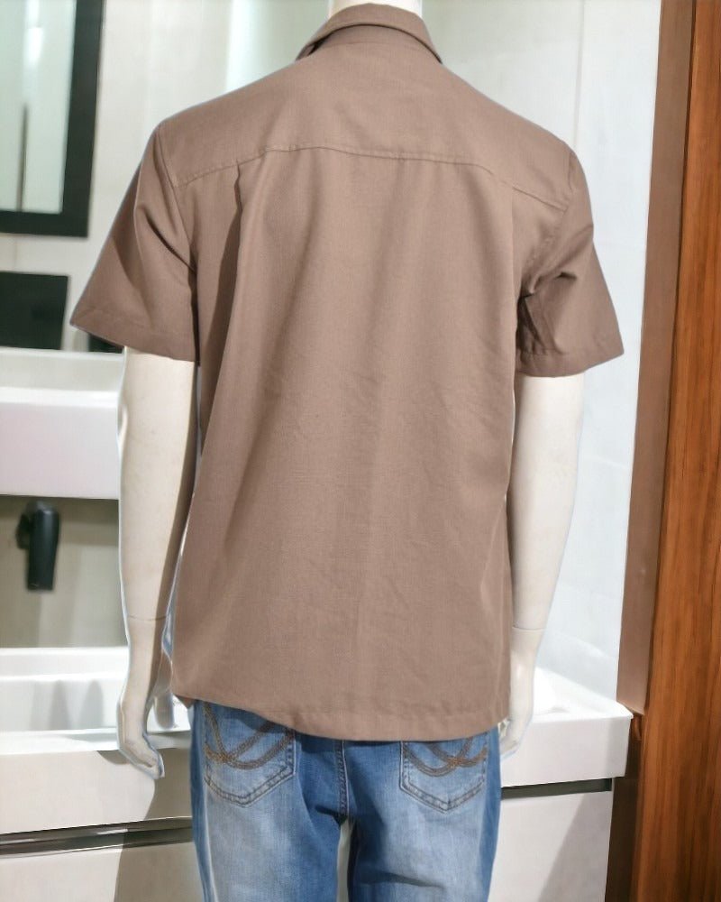 Mens Brown Shirt - StylePhase SA