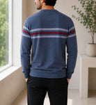 Men's Chest Stripe Crew Neck Jersey - StylePhase SA