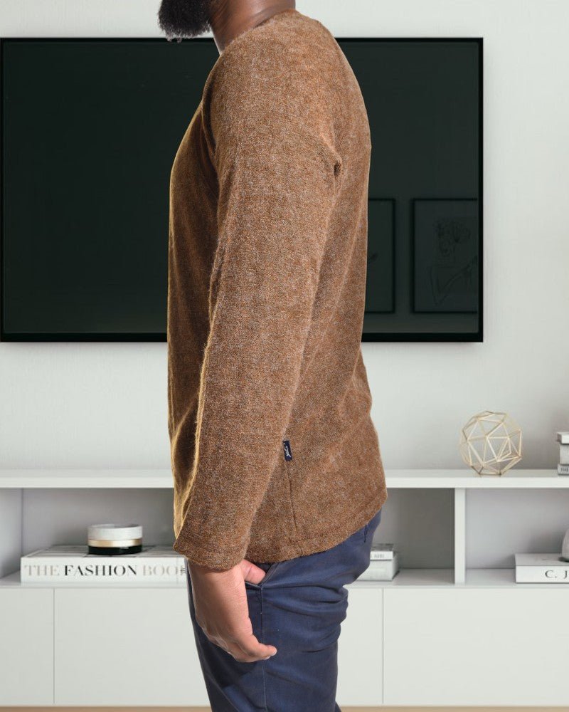 Mens Choc Brown Sweater - StylePhase SA