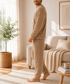 Men's Cream Plush Pj - StylePhase SA