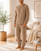 Men's Cream Plush Pj - StylePhase SA