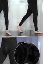 Men’s Fleece Lined Long Johns Stretchy Winter leggings - StylePhase SA