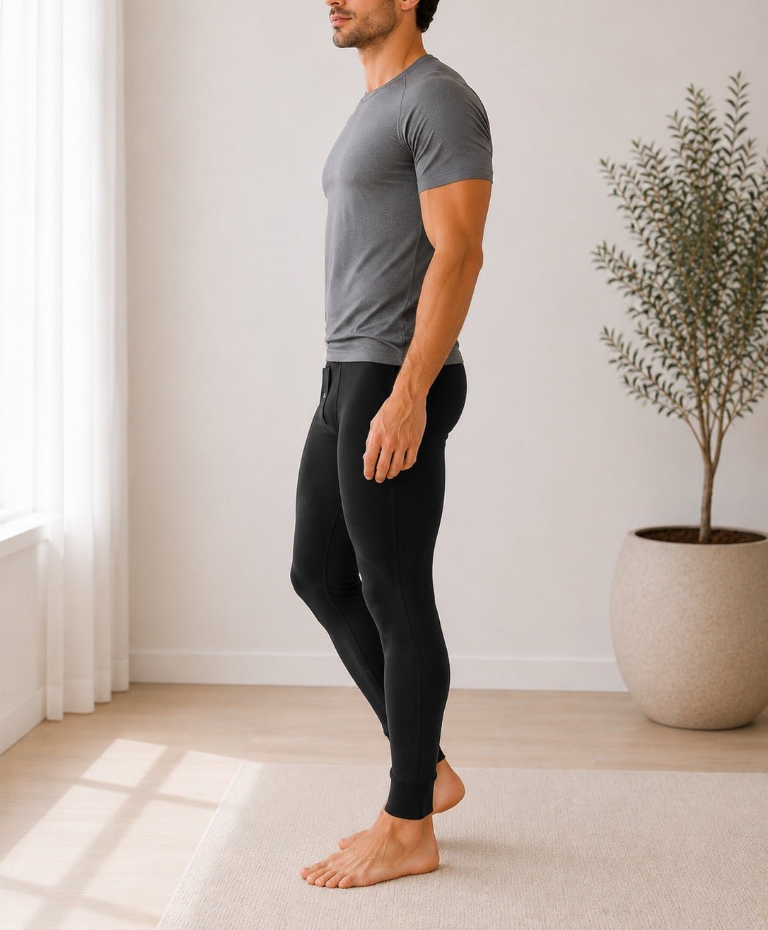 Men’s Fleece Lined Long Johns Winter leggings - StylePhase SA