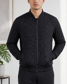 Mens Fur V Neck Black Jacket - StylePhase SA