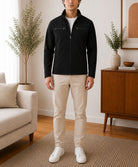 Mens Fur Zip Black Pocket Jacket - StylePhase SA