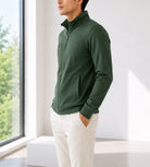 Mens Green Double Chest Zip Jacket - StylePhase SA