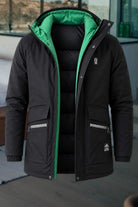 Mens Green Printed Jacket - DNA - StylePhase SA