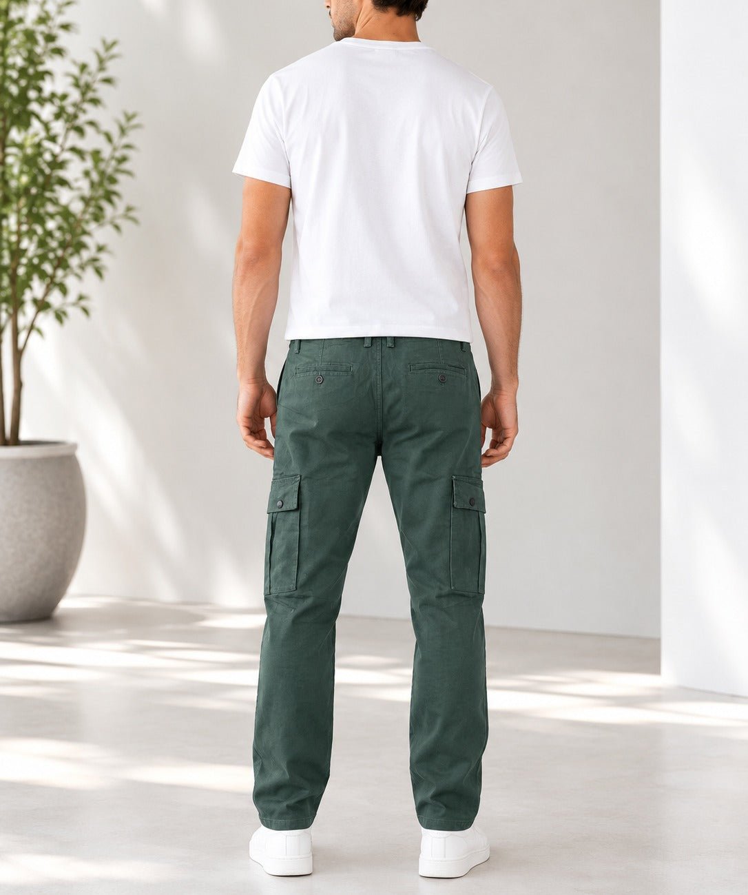 Men's Green Utility Cargo Pants - StylePhase SA