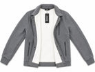 Mens Grey Fleece Chest Zip Jacket - StylePhase SA