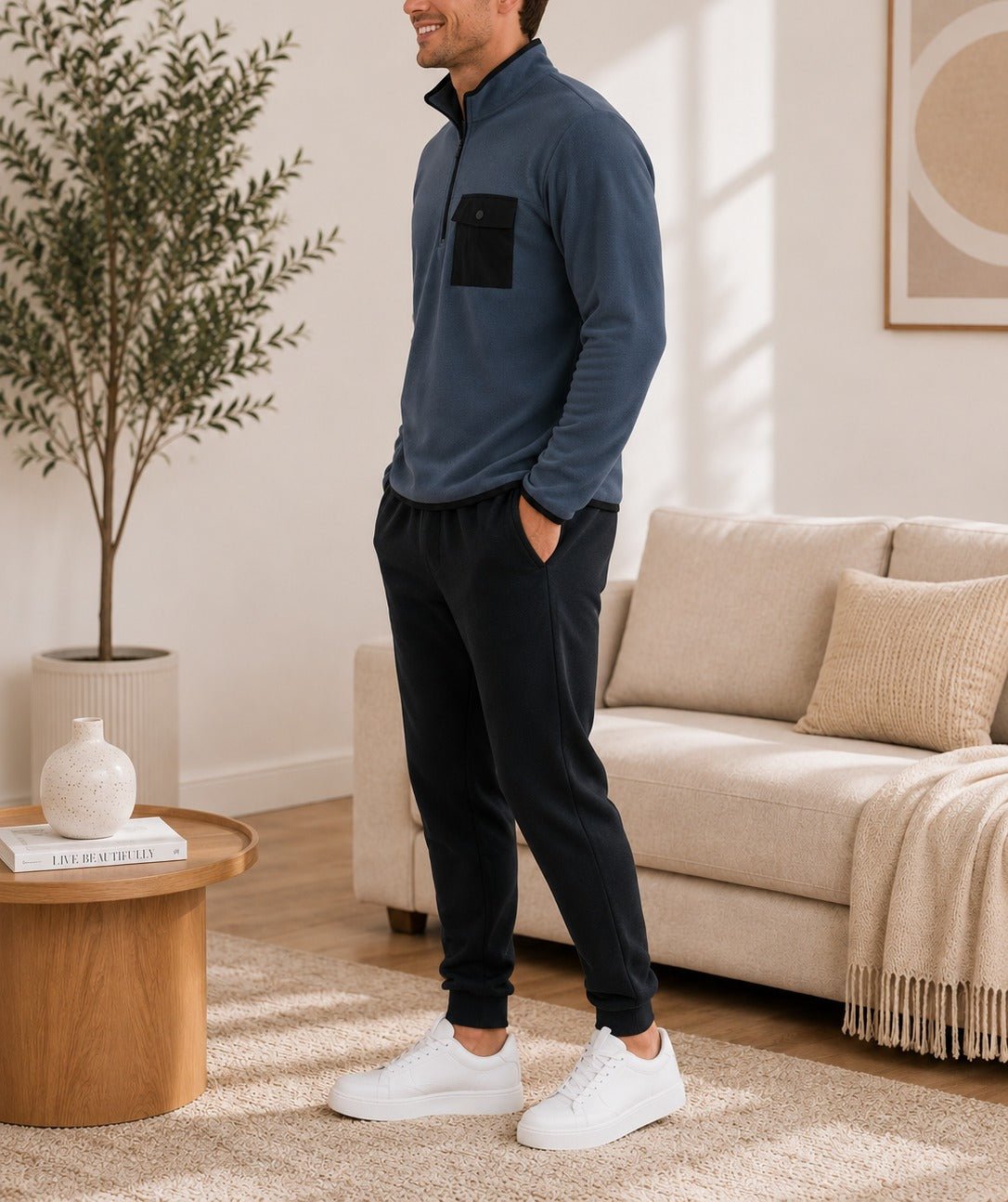 Mens Iron Gate Fleece Sweater - StylePhase SA