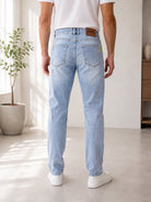 Mens Light Blue Slim Fit Denim Jeans - StylePhase SA