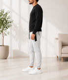 Men's Light Grey Pocket Track Pants - StylePhase SA