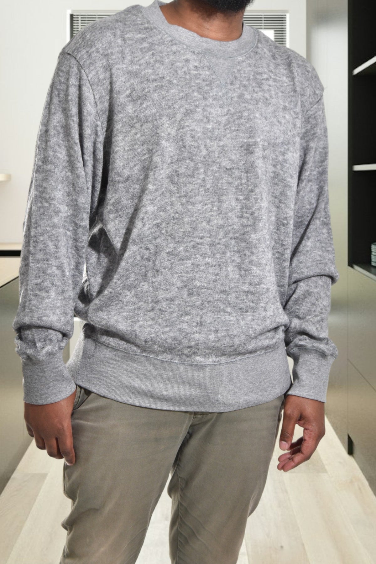Mens Light Grey Sweater - StylePhase SA