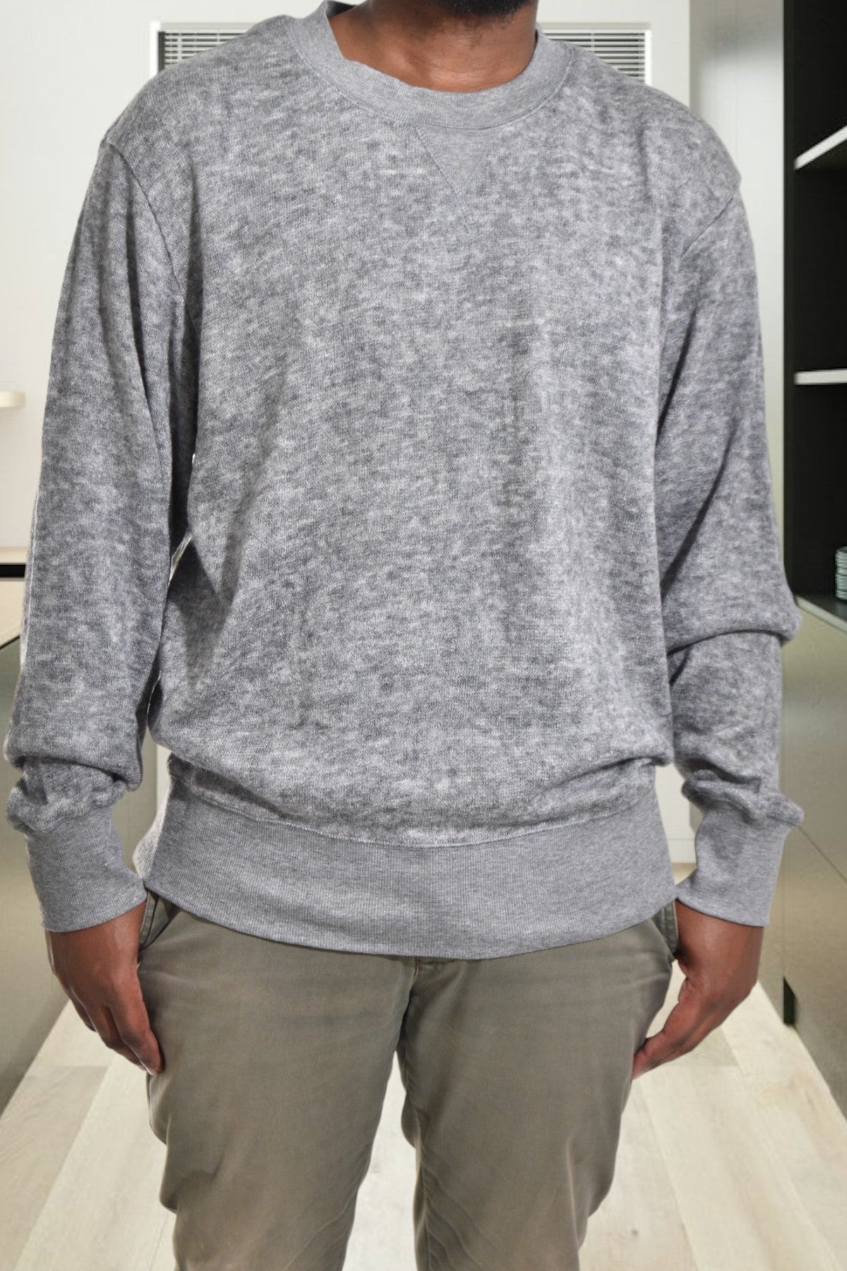Mens Light Grey Sweater - StylePhase SA