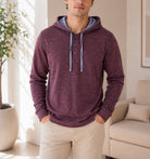 Mens Maroon Button Front Jacket - StylePhase SA