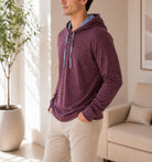 Mens Maroon Button Front Jacket - StylePhase SA