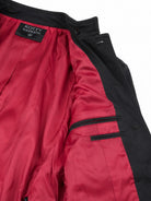 Men's Maroon Lined Melton Coat - StylePhase SA