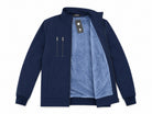 Mens Navy Double Chest Zip Jacket - StylePhase SA