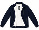 Mens Navy Fleece Chest Zip Jacket - StylePhase SA