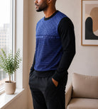 Men's Navy SA Printed Sweater - StylePhase SA