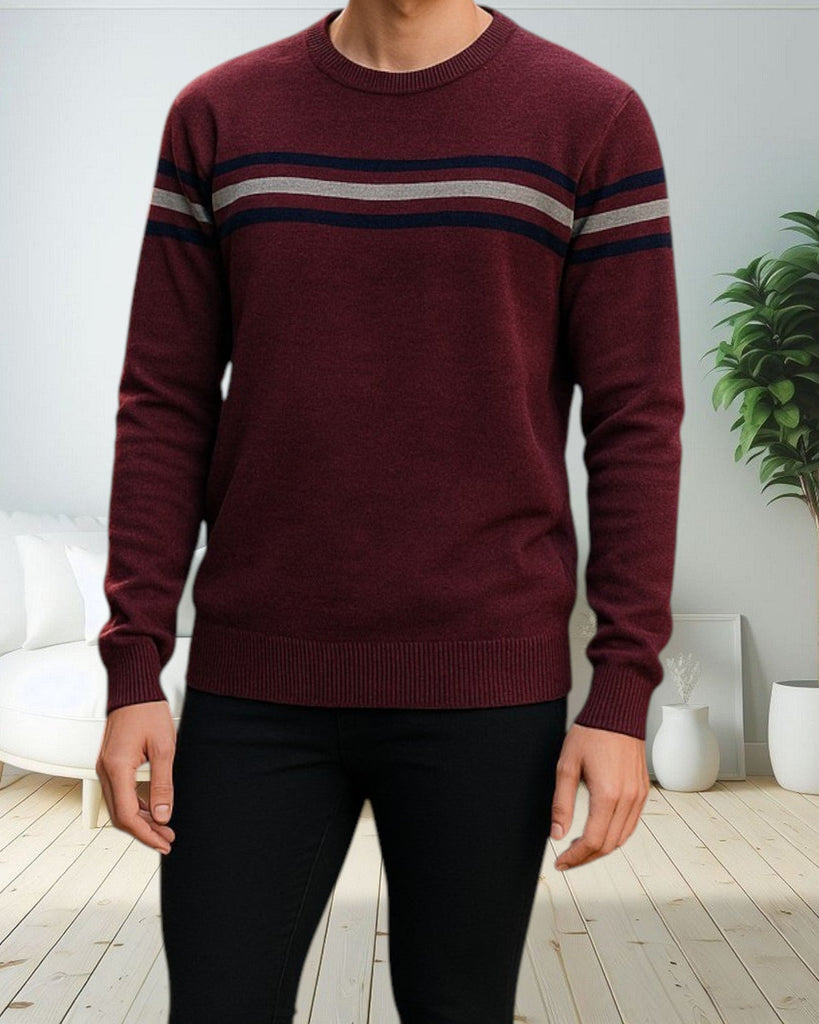 Mens Navy Stripe Jersey - StylePhase SA