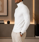 Men's Polo Neck Top - White - StylePhase SA