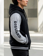 Mens Printed Black Jacket - Brooklyn - StylePhase SA