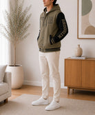 Mens Printed Brown Jacket - Brooklyn - StylePhase SA