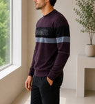 Men's Purple Block Stripe Jersey - StylePhase SA