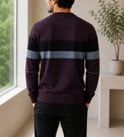 Men's Purple Block Stripe Jersey - StylePhase SA