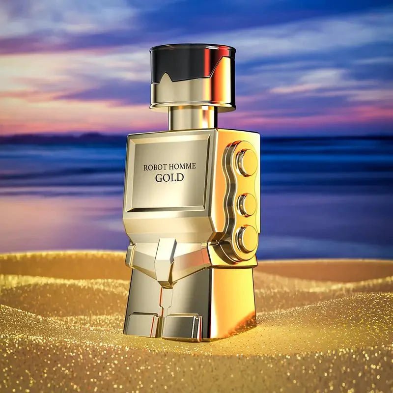 Mens Robot Homme Gold Perfume - 30/100 ml - StylePhase SA