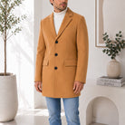 Men's Tan Single Breasted Coat - StylePhase SA
