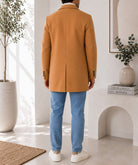 Men's Tan Single Breasted Coat - StylePhase SA