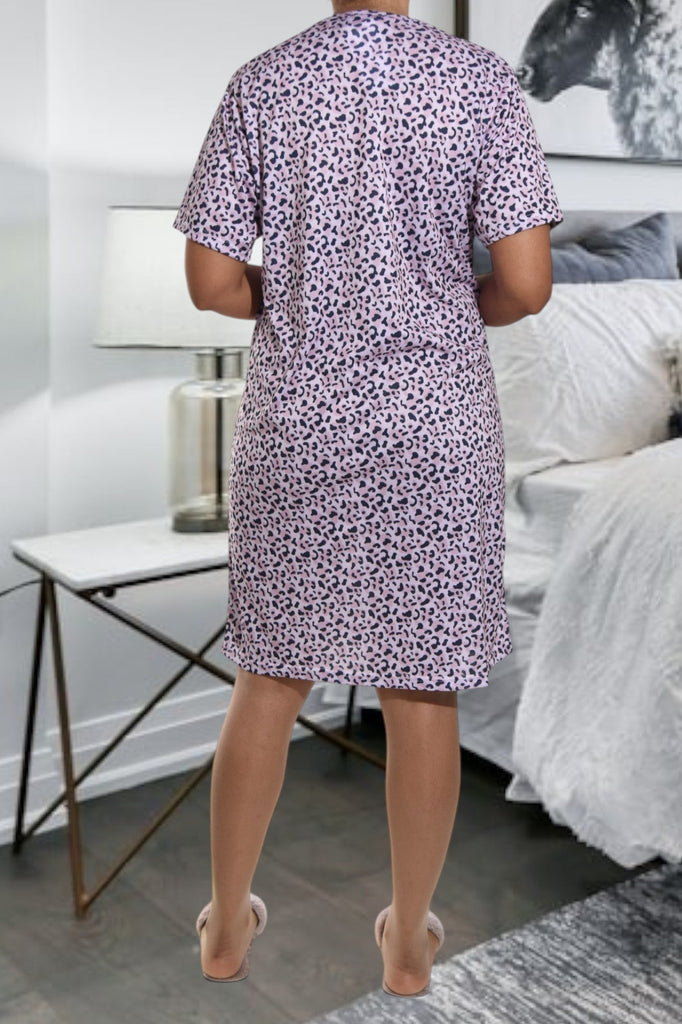 Mink Printed Sleep Shirt - StylePhase SA