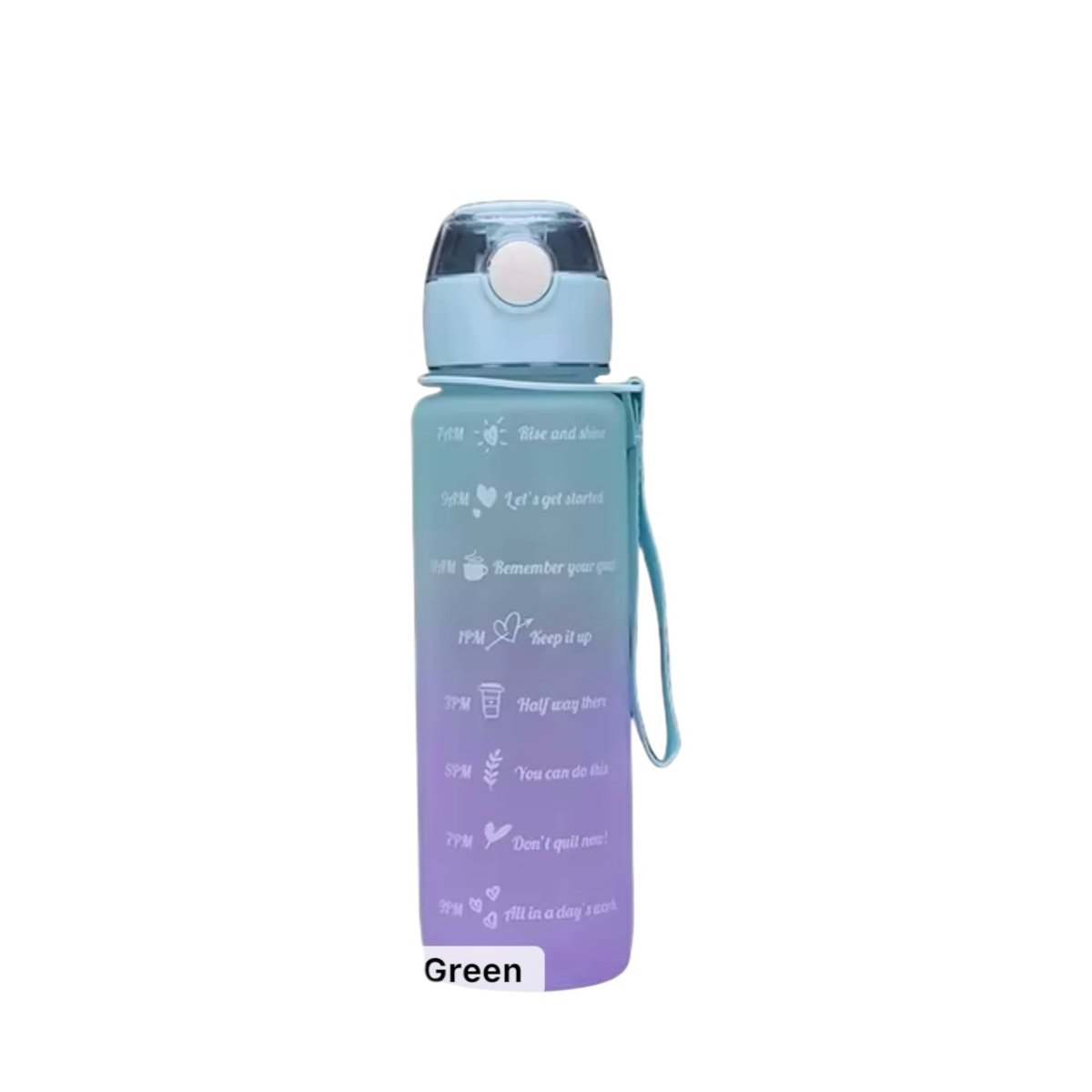 Motivational Water Bottle - 700 ml - Style Phase Home