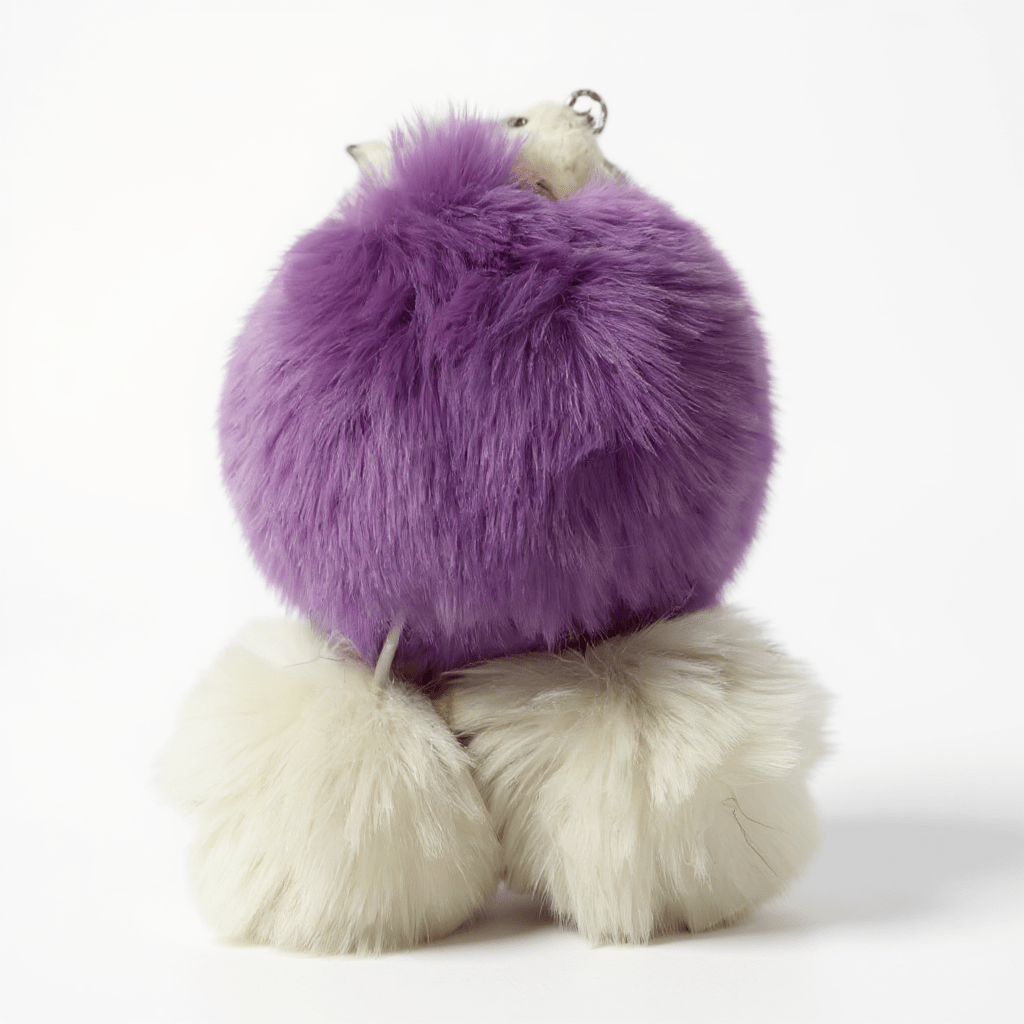 Multi Color Fur Ball Key Chain - StylePhase SA