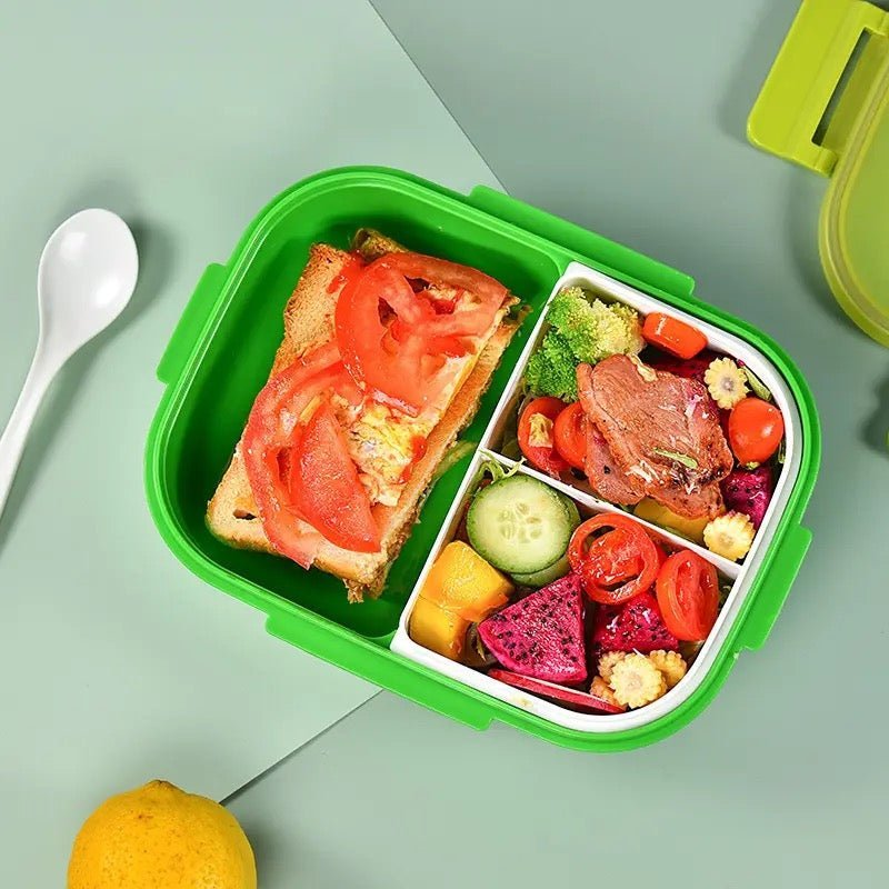 Multi-Compartment Bento Lunchbox & Bottle Set - StylePhase SA
