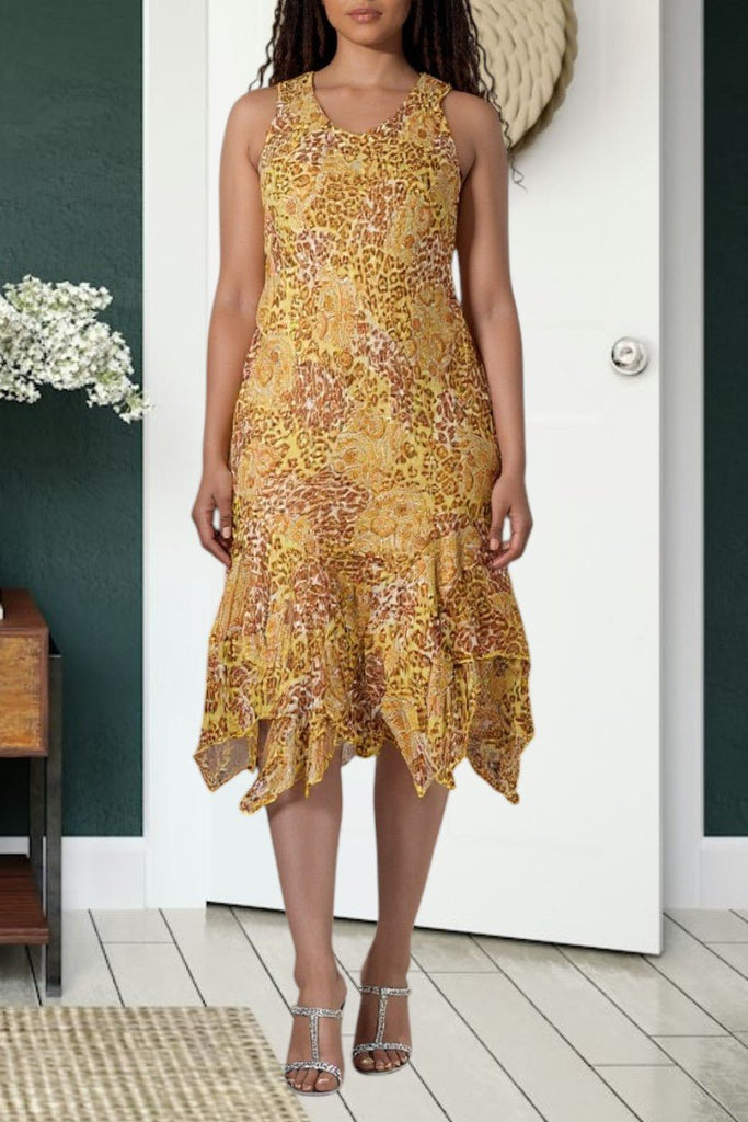 Ladies Black And Gold Dress – StylePhase SA