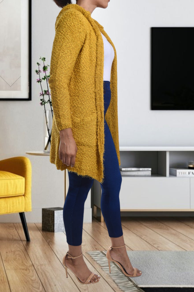 Mustard Hoody Gilet - StylePhase SA
