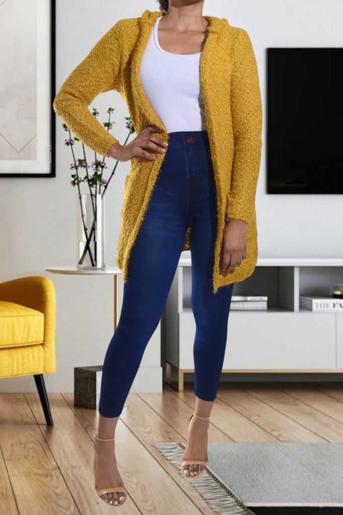 Mustard Hoody Gilet - StylePhase SA