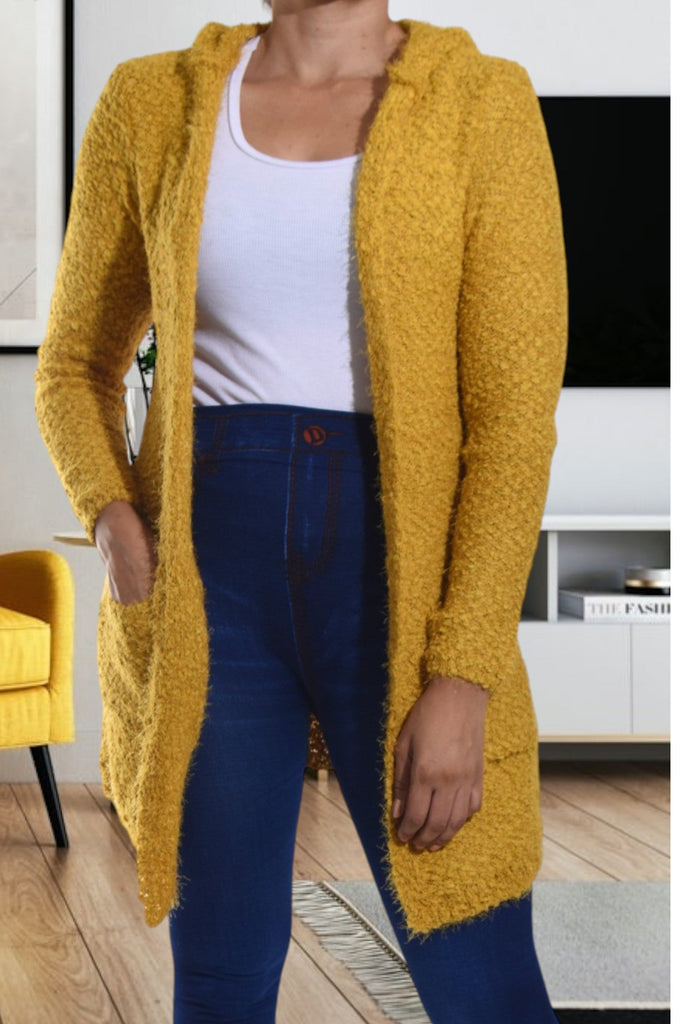 Mustard Hoody Gilet - StylePhase SA