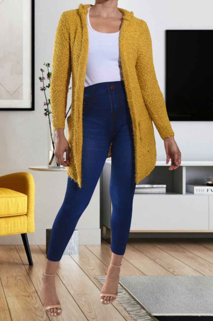 Mustard Hoody Gilet - StylePhase SA