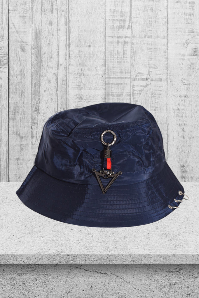 Navy Bucket Hat with Unique Design - StylePhase SA